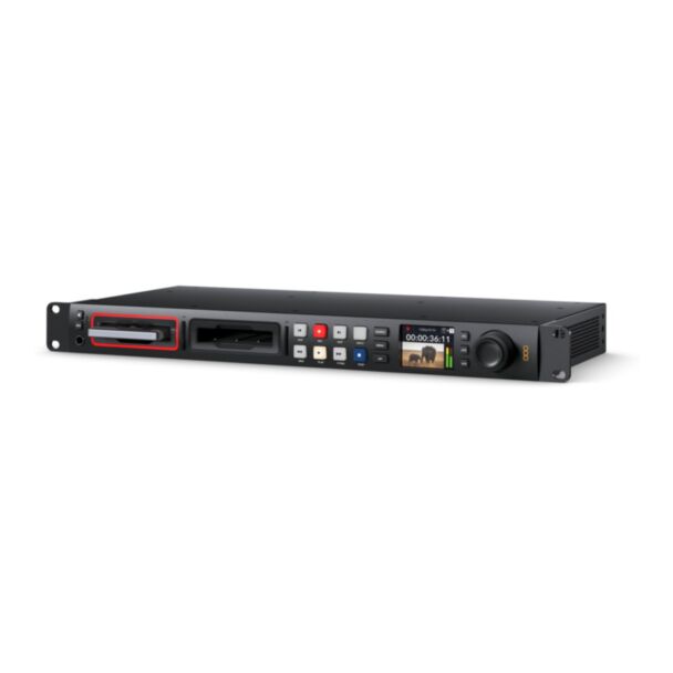 Blackmagic Design HyperDeck Studio HD Pro – Registratore broadcast da rack con SSD e schede SD