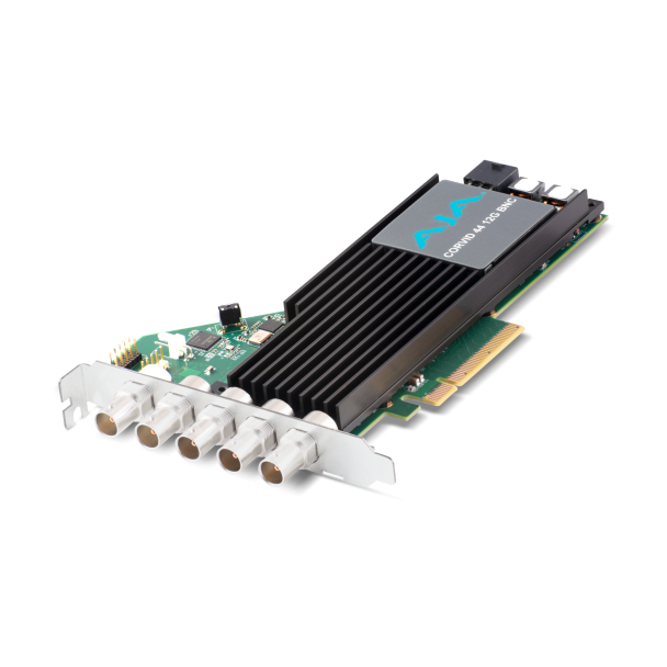 Aja Video Systems CRV44-12G-R0-22 Corvid 44 12G - 12G-SDI PCIe, x4 Ch I/O, Tall Bracket, Passive Cooling, BNC