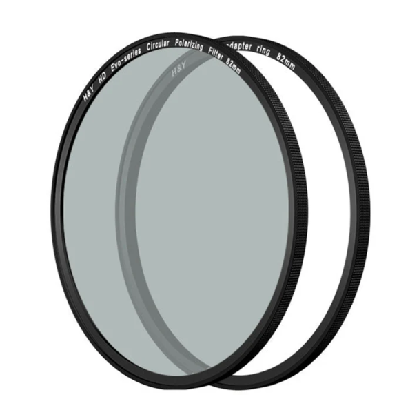 H&Y filtro EVO HD Polarizzatore circolare e adattatore magnetico alluminio anodizzato 82mm