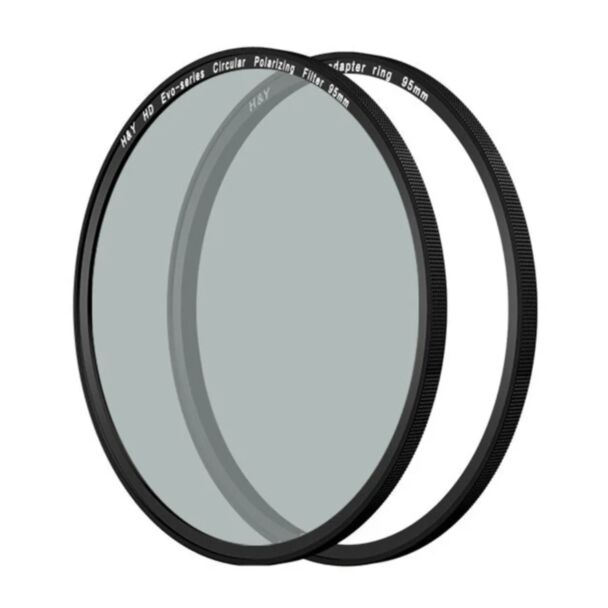 H&Y filtro EVO HD Polarizzatore circolare e adattatore magnetico alluminio anodizzato 95mm