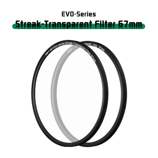 H&Y filtro EVO striscia-Transparent HD alluminio anodizzato 67mm e adattatore magnetico