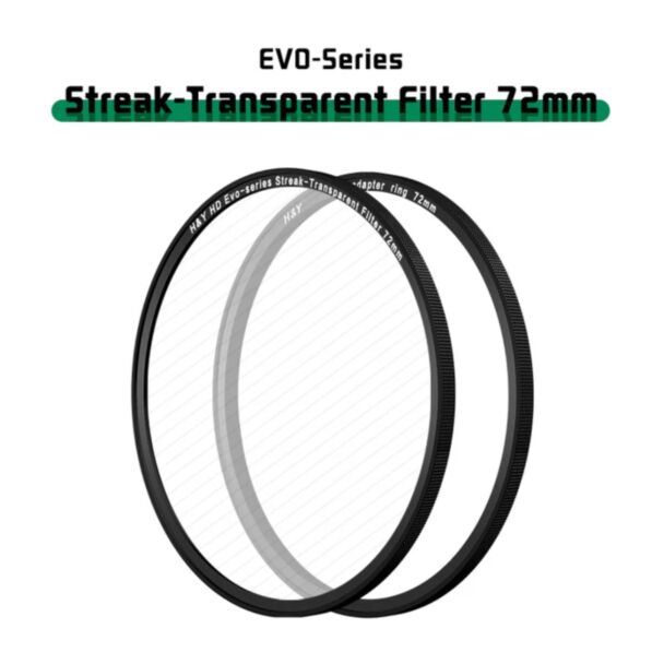 H&Y filtro EVO striscia-Transparent HD alluminio anodizzato 72mm e adattatore magnetico