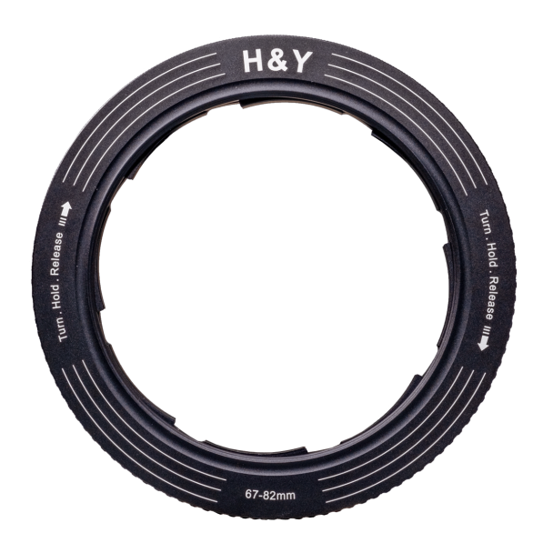 H&Y Filtri Revoring adattatore multiformato 67-82mm per filtri di 82mm