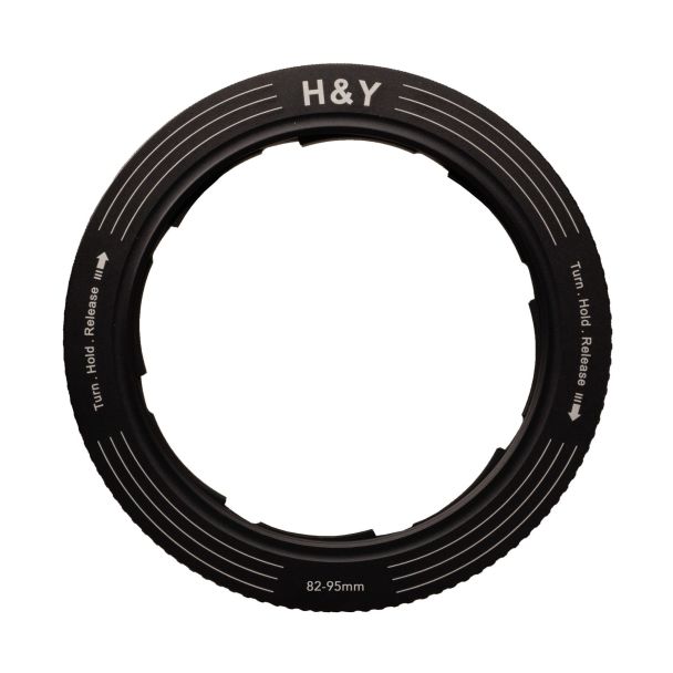 H&Y Filtri Revoring adattatore multiformato 82-95mm per filtri di 95mm