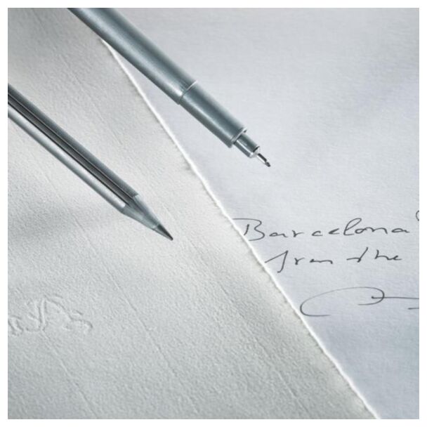 Hahnemühle Signing Pen Duo Penna in gel con cappuccio Nero 2 pz