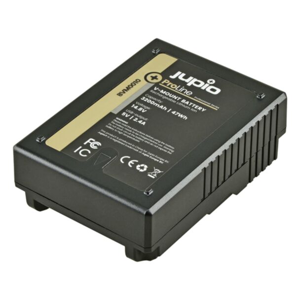 Jupio BVM0010 Batteria per fotocamera/videocamera Ioni di Litio 3200 mAh