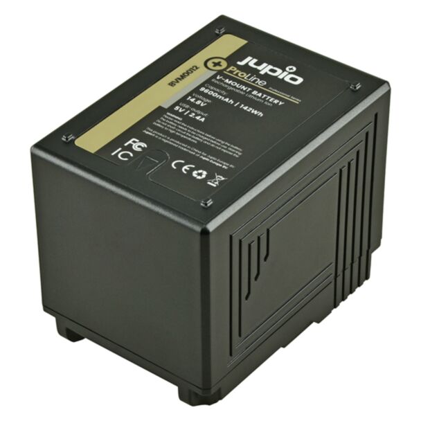 Jupio BVM0012 Batteria per fotocamera/videocamera Ioni di Litio 9600 mAh