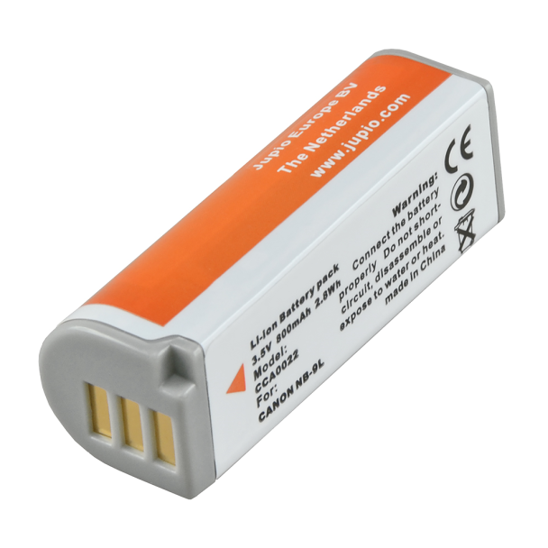 Jupio CCA0022 Batteria per fotocamera/videocamera Ioni di Litio 800 mAh