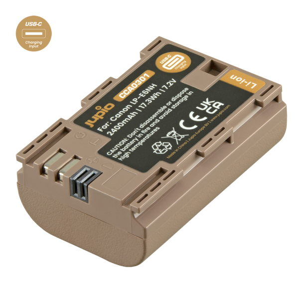 Jupio CCA0301 Batteria per fotocamera/videocamera Ioni di Litio 2400 mAh