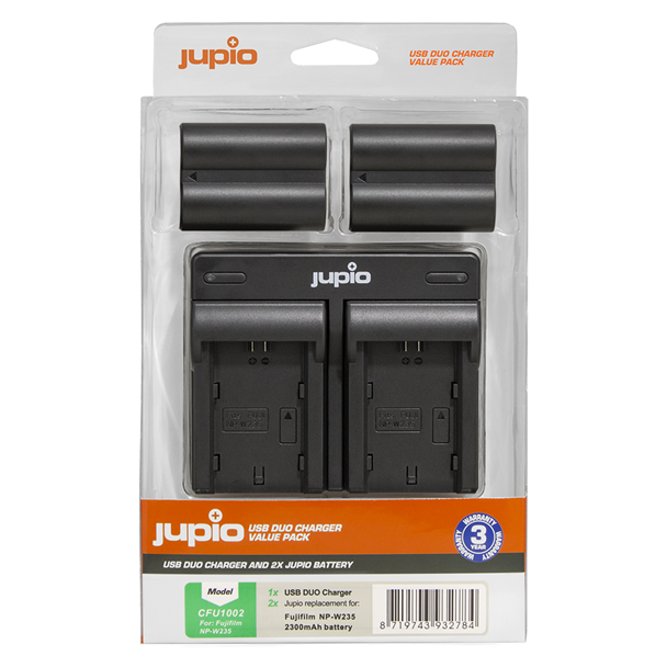 Jupio CFU1002 carica batterie Batteria per fotocamera digitale USB