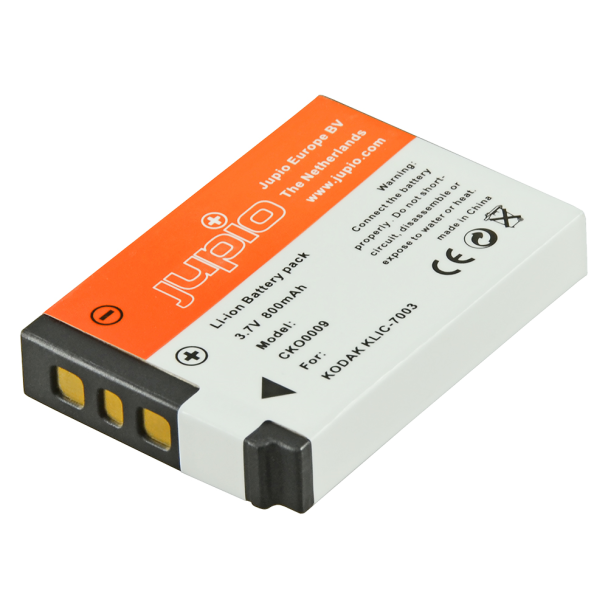 Jupio CKO0009 Batteria per fotocamera/videocamera Ioni di Litio 800 mAh