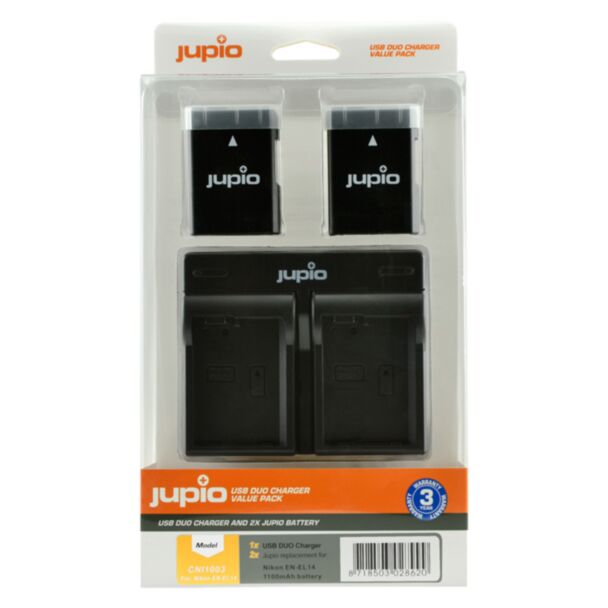 Jupio CNI1003V4 Batteria per fotocamera/videocamera 1100 mAh
