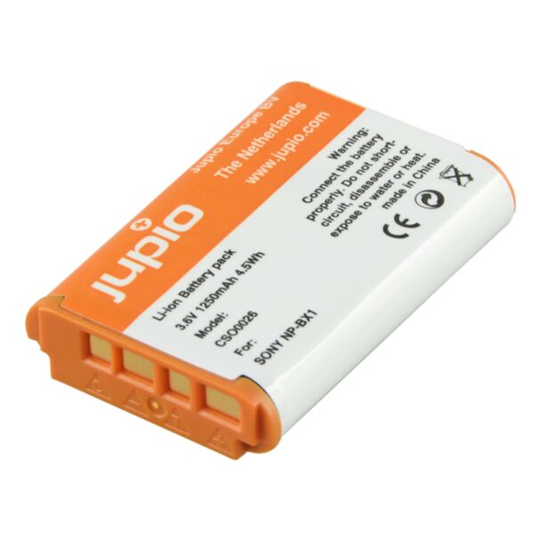Jupio CSO0026 Batteria per fotocamera/videocamera Ioni di Litio 1250 mAh