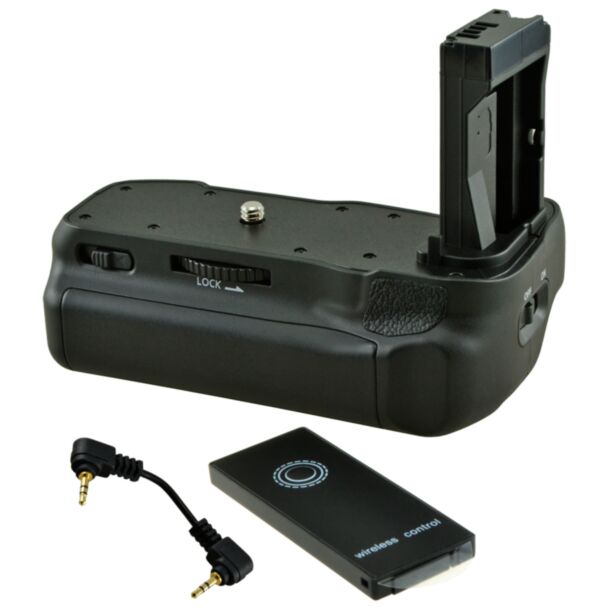 Jupio JBG-C016 astuccio per fotocamera digitale a batteria Impugnatura per la batteria della macchina fotografica digitale Nero