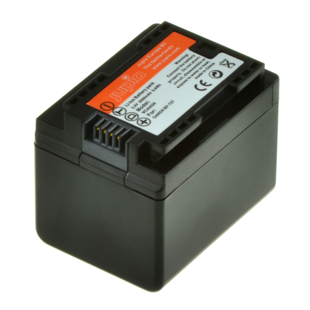 Jupio VCA0034 Batteria per fotocamera/videocamera Ioni di Litio