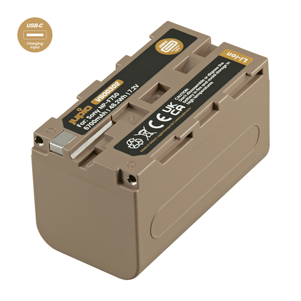 Jupio VSO0302 Batteria per fotocamera/videocamera Ioni di Litio 6700 mAh