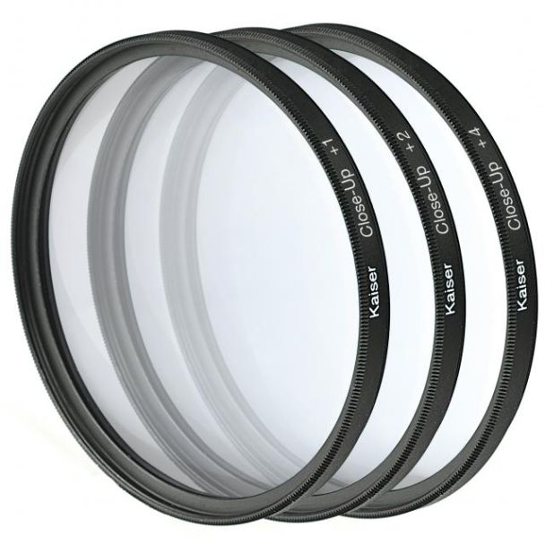 Kaiser Set Additional Lenses +1 +2 +4 diameter 52mm - WHILE STOCKS LAST