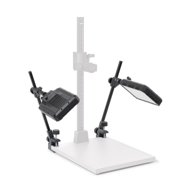 Kaiser LED Illuminator RB 24D. 2 x 120 high CRI LEDs (SMD). 5600 K. CRI 95. Individually dimmable lights. Suitable for the Copy Stand RS 2 XA (5411).