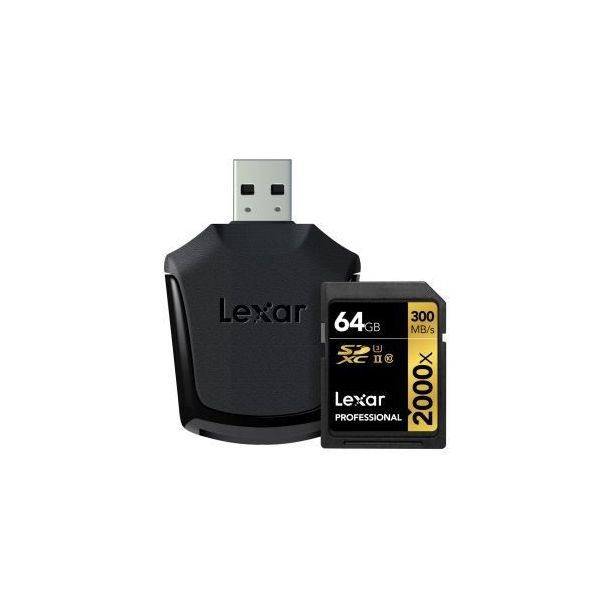 Lexar 64GB SDXC UHS-2(U3) SDHC UHS-II Class 10