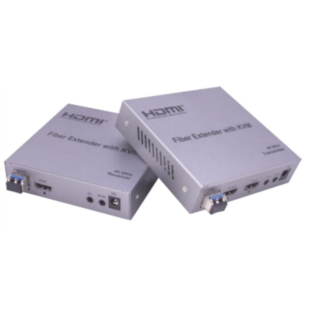 Link HDES19 estensore KVM video HDMI 4K 60 Hz su fibra ottica fino a 20 km