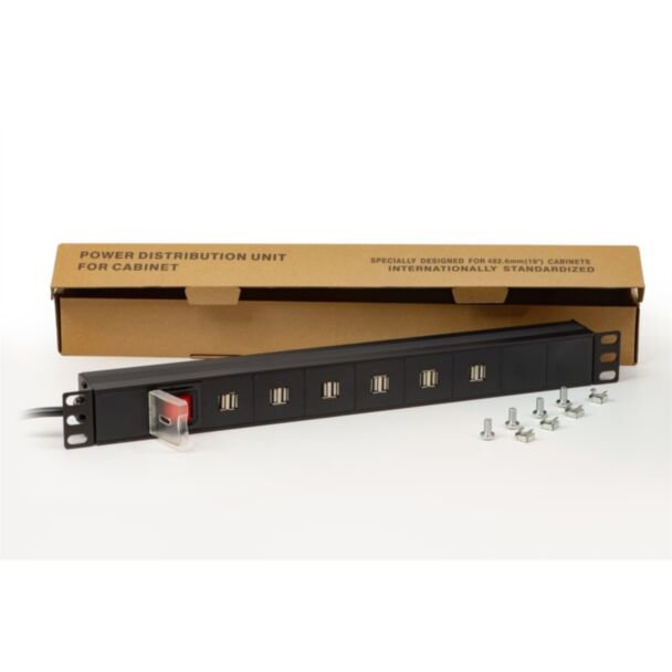 Link LK10064 multipresa con 12 prese USB 3,4a per ricarica dispositivi con interruttore