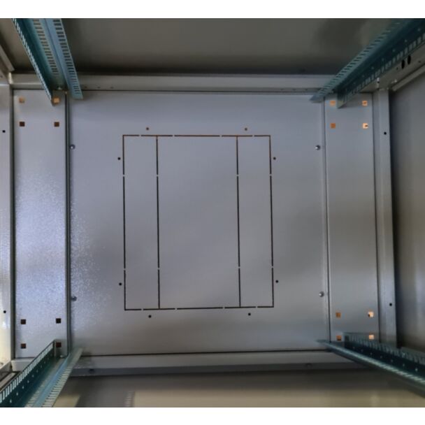 Link LK1942U66PT network rack cabinet 19" 42U (H)2000, (W)600, (D)600 perforated door series EAVI, grey