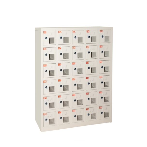 Link LKBOX52 box 30 bays metal with window, closure key, size 110.5x23x90