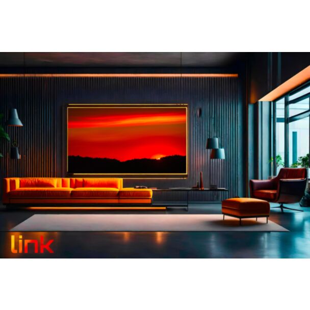 Link LKBR45 full-motion wall bracket extending to 635 mm for 60-100" TVs, up to 75 kg