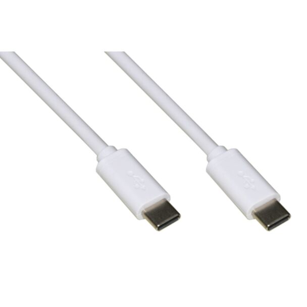 Link LKCC201W USB cable 2.0 USB-C male/male 1 m white