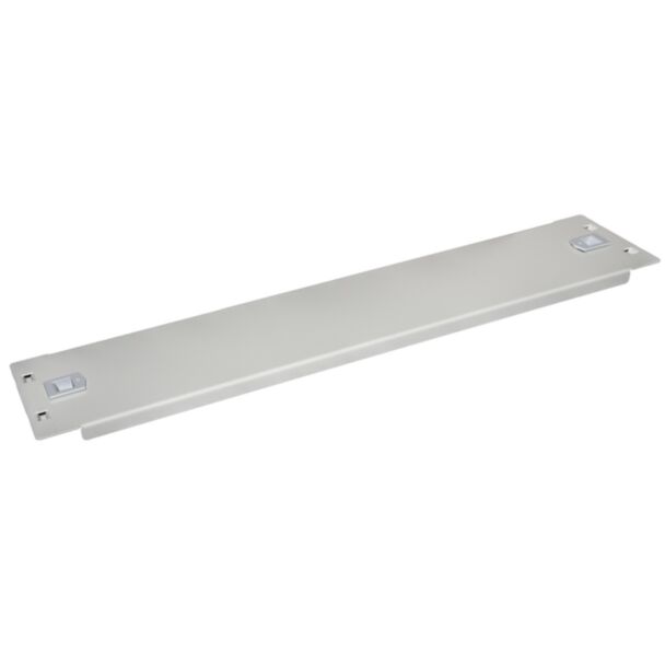 Link LKCOP2UG pannello cieco 2 unità per armadi rack 19" colore grigio chiusura a scatto