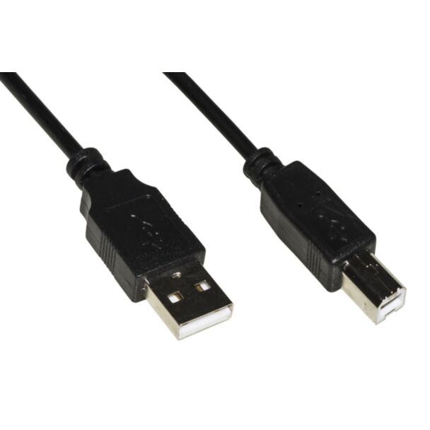 Link LKCUSB2N USB cable 2.0 connectors -B in copper 1.80 m, black