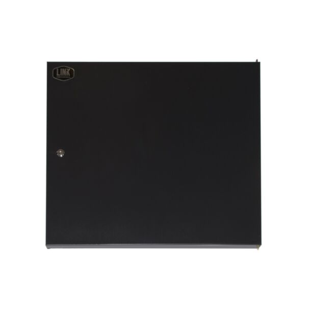 Link LKDOOR12UEN solid metal door with lock for cabinet Link 12U LK 1912unf black