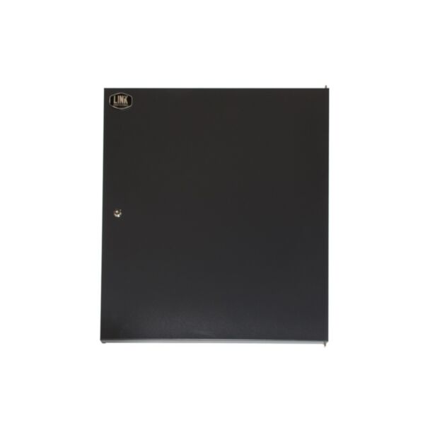Link LKDOOR15UEN solid metal door with lock for cabinet Link 15U LK 1915unf black