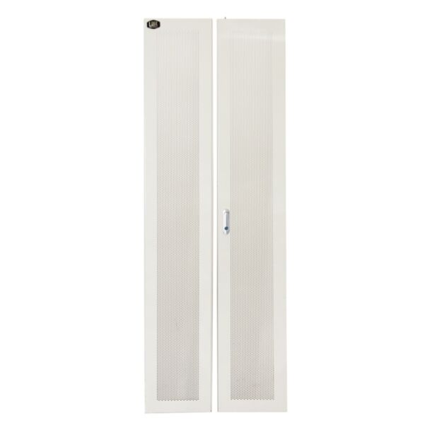 Link LKDOOR42K door metal perforated grey 2 doors for cabinets Link 42U width 600 mm with lock