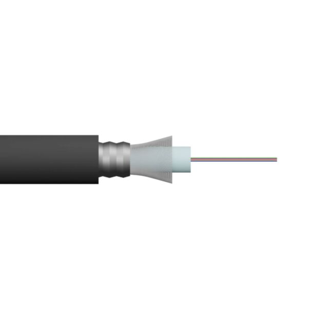 Link LKFIB4OM3OA fibre optic cable outdoor armoured OM3 jacket PE 4 fibres ( per metre )