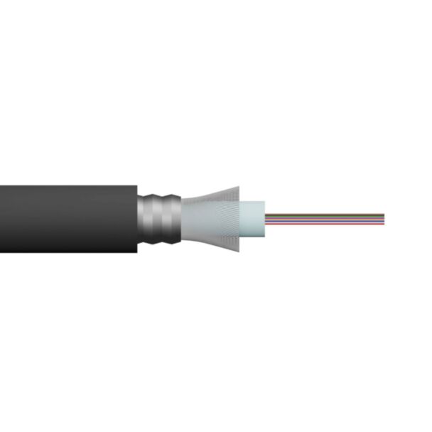 Link LKFIB8OM3OA fibre optic cable outdoor armoured OM3 jacket PE 8 fibres ( per metre )