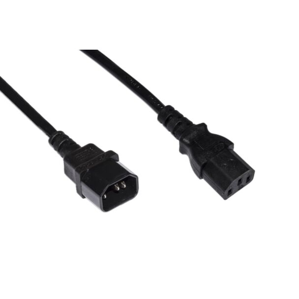 Link LKIEC18 power cable extension male/female 1.8 m black