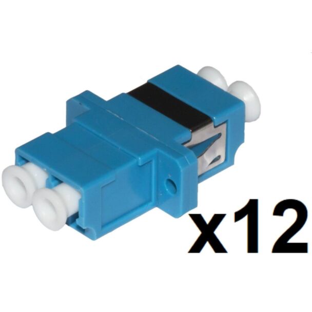 Link LKLCDS12 pack of 12 fibre optic adapters LC/LC single-mode duplex