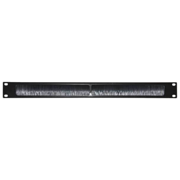 Link LKORG1UBN pannello di protezione colore nero 1U con spazzola per armadi rack 19"