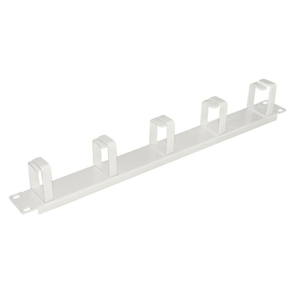 Link LKORG1UG cable management bar for cabinets 19" 1U 5 rings metal, grey