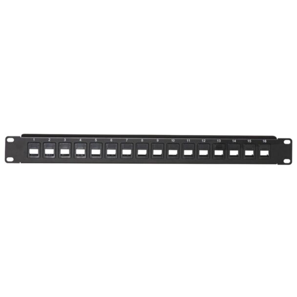 Link LKPV16 patch panel empty 16 ports, black