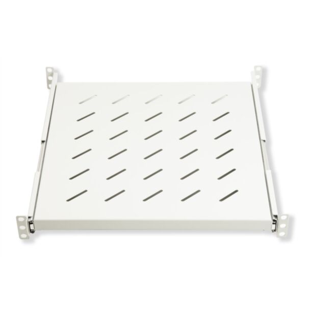 Link LKRIP550EG universal shelf for rack cabinet 19" pull-out on telescopic rails 1U grey 550 mm