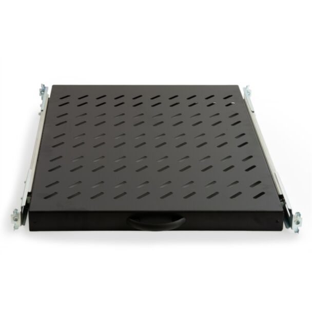 Link LKRIP570EN ripiano universale per armadio rack 19" estraibile su binari telescopici 1 unità nero 570 mm