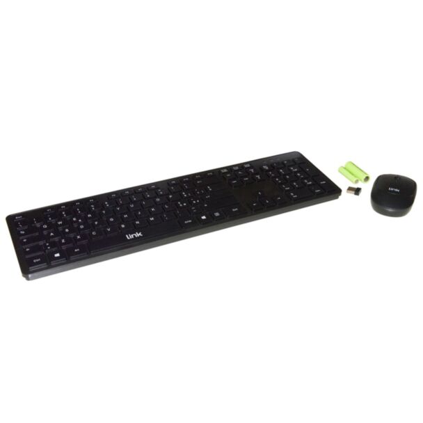 Link LKTAST13 kit keyboard Italian and mouse wireless with batteries included