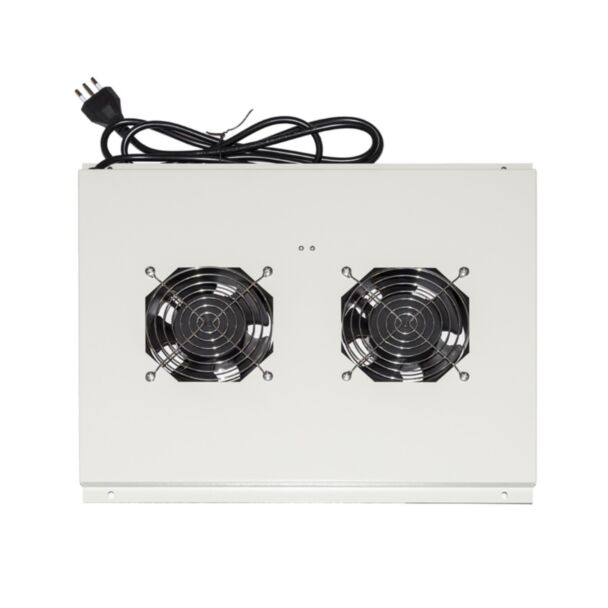 Link LKVENT60GR modulo 2 ventole a soffitto con termostato colore grigio per armadi 22/42U profondi 600 mm Link