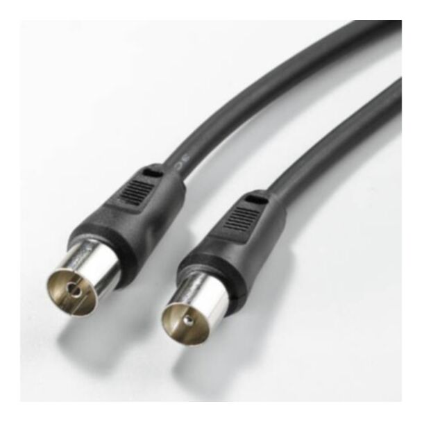 Link LP1112 cable connection antenna TV male/female 2.5 m, black