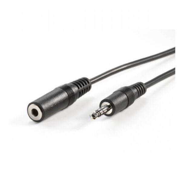 Link LP21925 stereo cable jacks 3.5 mm. extension card audio for headphones/speakers male/female 10 m