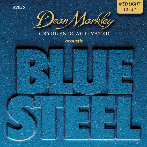 Dean Markley Corde Acustica Blue Steel M Light 12-54
