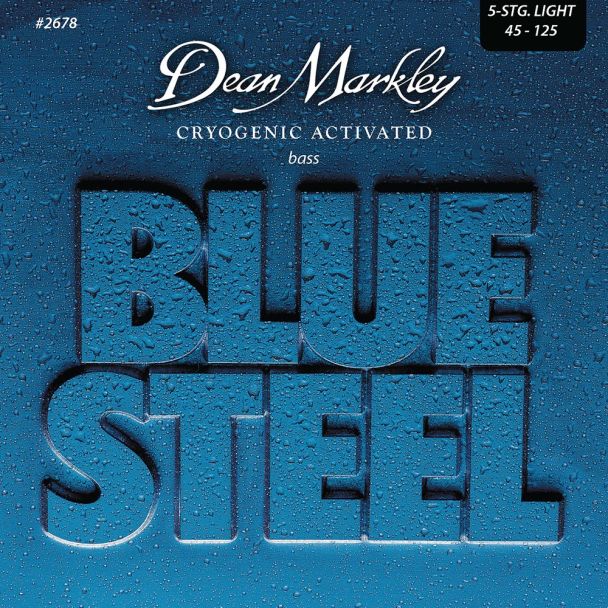 Dean Markley Corde Basso El Blue Steel 5 corde Light 45-125
