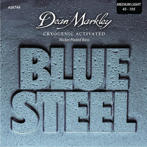 Dean Markley Corde Basso El Blue Steel NPS M Light 45-105